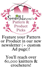 advertise by featuring your pattern or product