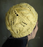 Breezy Cable and Lace Hat Knitting Pattern