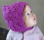 Fancy Stitch Pixie Baby Hat Knitting Pattern