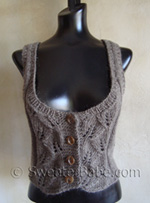 Little Lace Vest Knitting Pattern