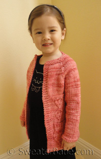 knitting pattern for three flavor delight top-down cardigan