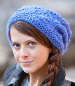 knitting pattern photo for  free montera slouchy hat
