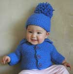 Easy Chunky Baby Cardigan Knitting Pattern